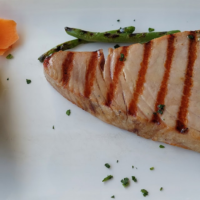 Grilled Tuna Fillet with Nuts And