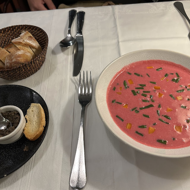 Beetroot Soup with Small Vegetables