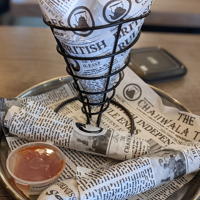 Samosa Cone Cream Cheese Paratha Butter Chicken Roll