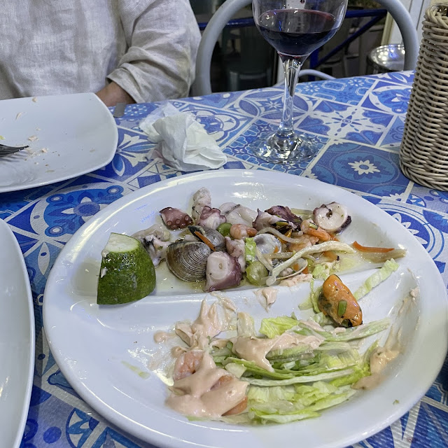 Prawns and Octopus