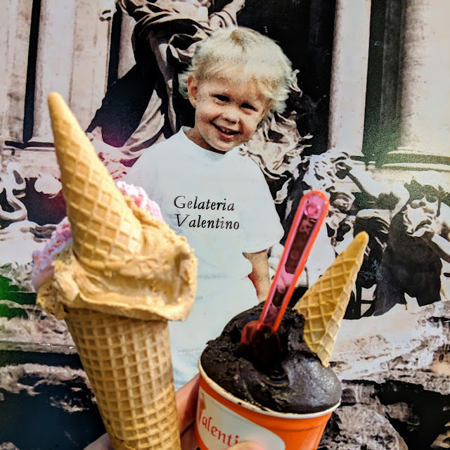 Dark Chocolate And Salted Caramel Gelato