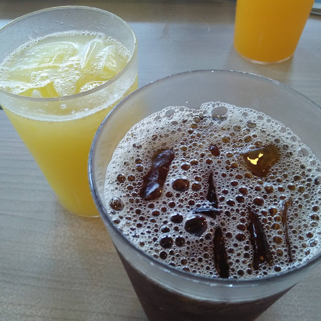Pineapple Juice and Iced Tea
