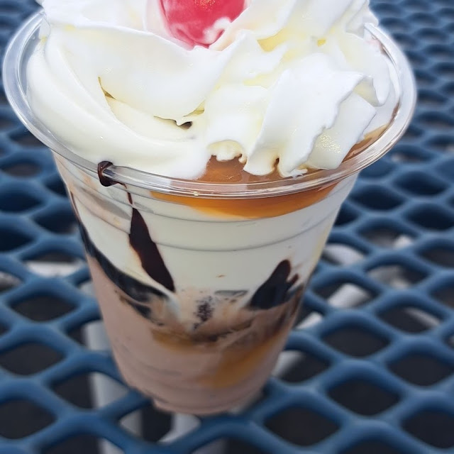 Turtle Cake Sundae