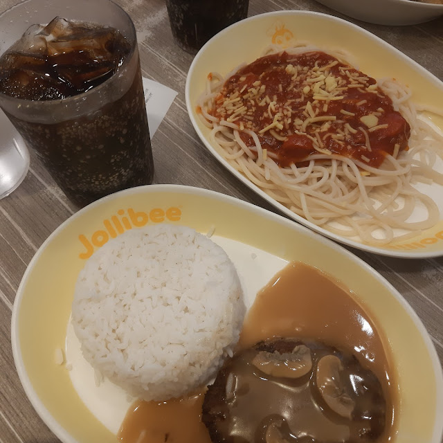 S5 Super Sulit Spaghetti and Burger Steak