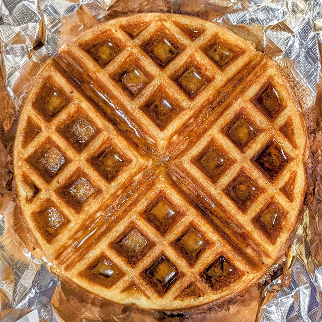 Waffle with Syrup