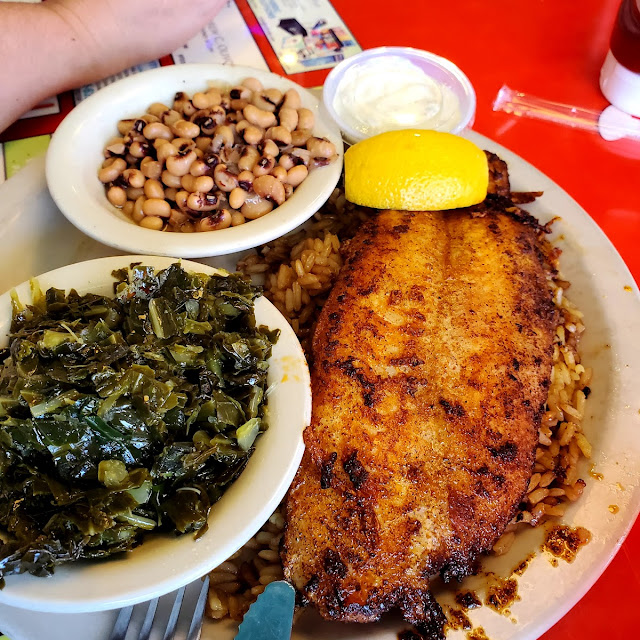 Grilled Blackened Fillet Catfish