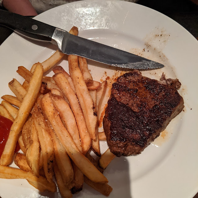 Ribeye Steak and Fries