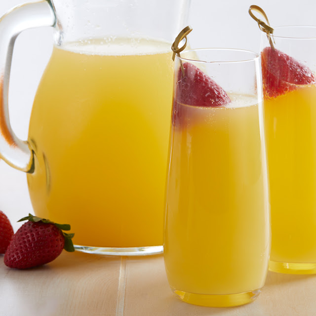 Orange Mimosa Pitcher