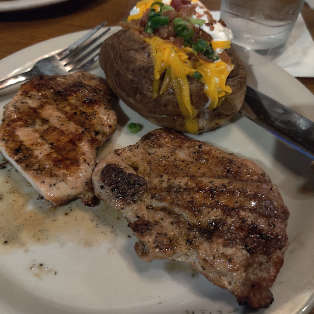 22 Oz Ribeye Steak and Loaded Baked Potato