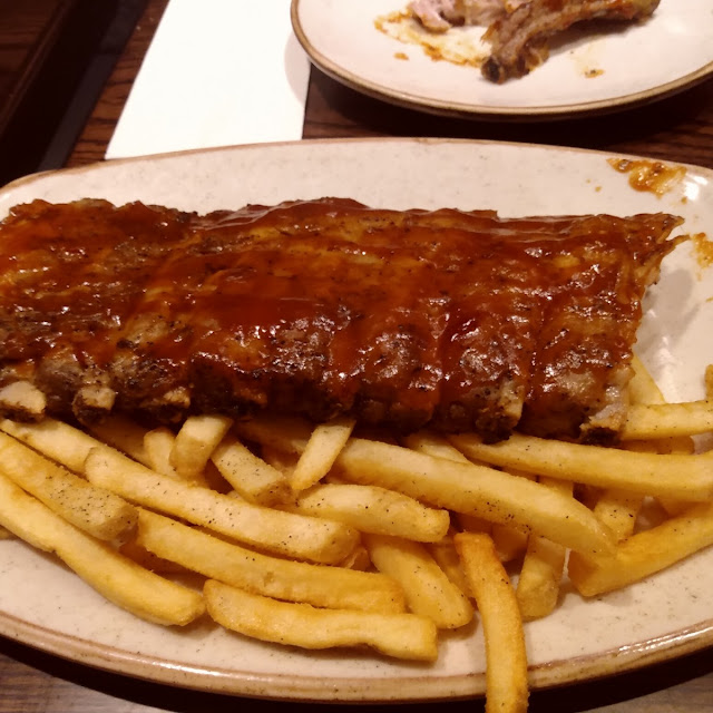 Ribs on the Barbie