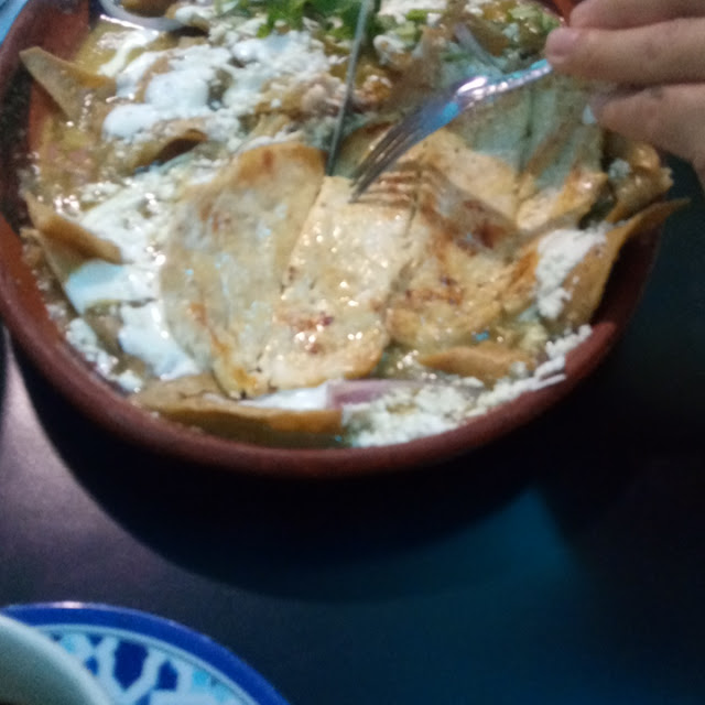Chilaquiles Verdes Con Pechuga