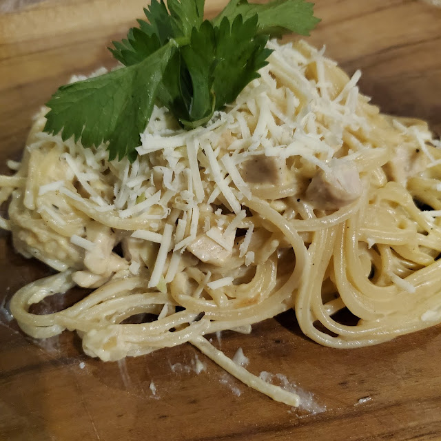 Fettuccine Alfredo with Chicken