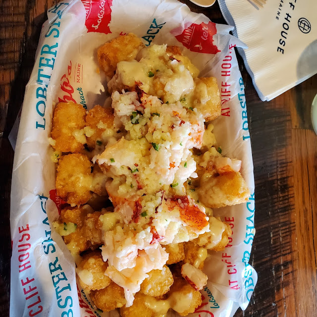Lobster with Tater Tots