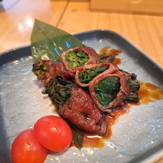 蔥 牛肉 卷