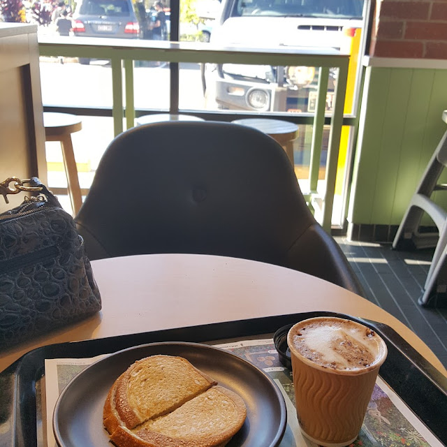 Cheese Toastie Small Mocha Latte