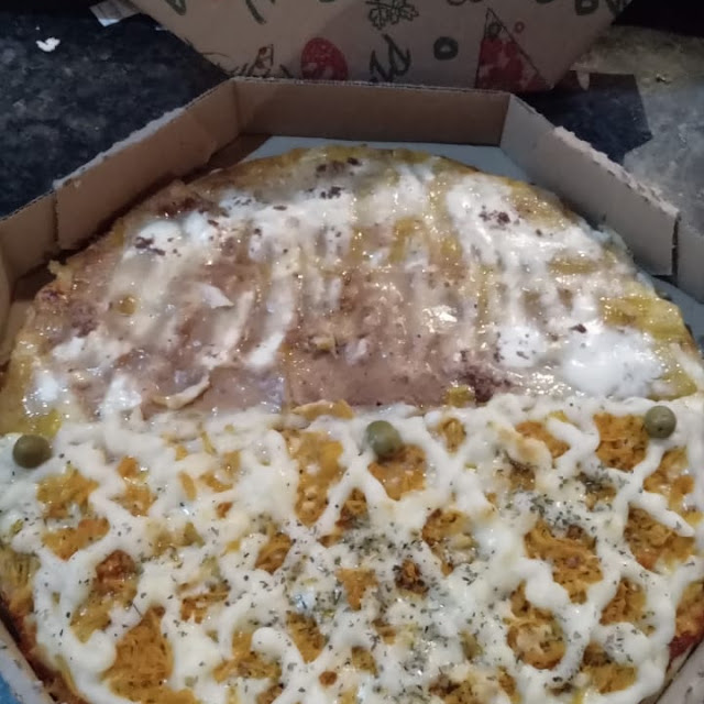 Pizza de Banana E Frango Catupiry