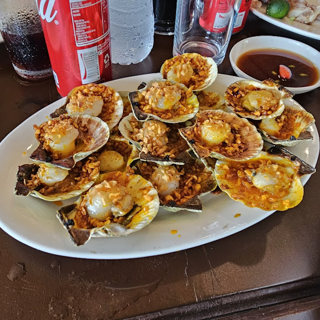 Scallops with Garlic Sauce