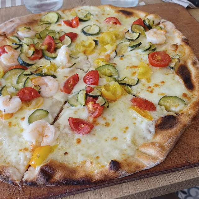 Pizza Coi Gamberetti
