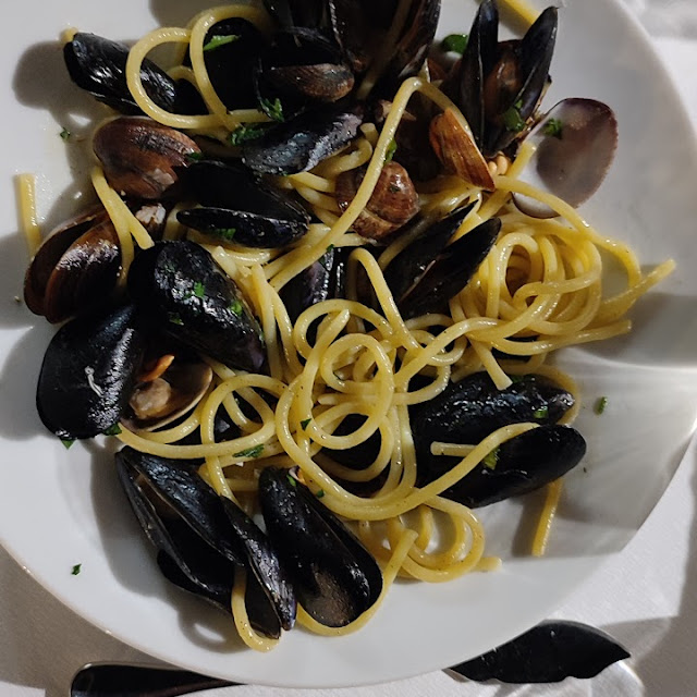 Pasta Fresca Spaghetto I Con Cozze E Gamberi