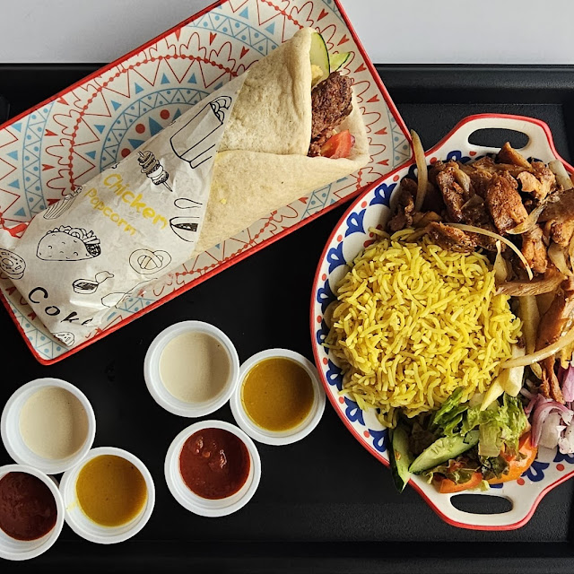 Beef Kebab Shawarma and Chicken Shawarma Basmati Rice