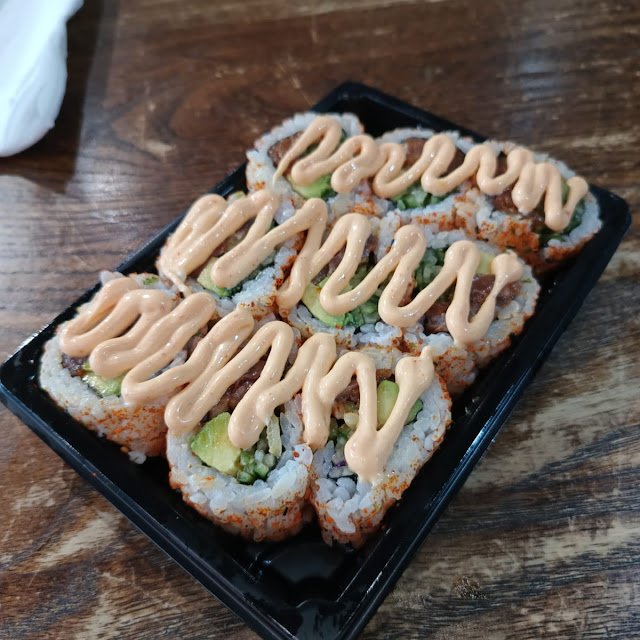 Spicy Salmon Dragon Roll