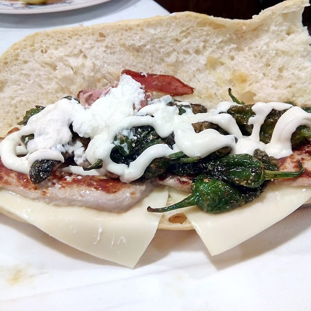 Bacon Queso Pimientos