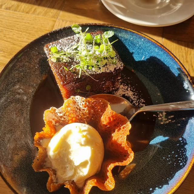 Sticky Toffee Pudding and Brandy Snap