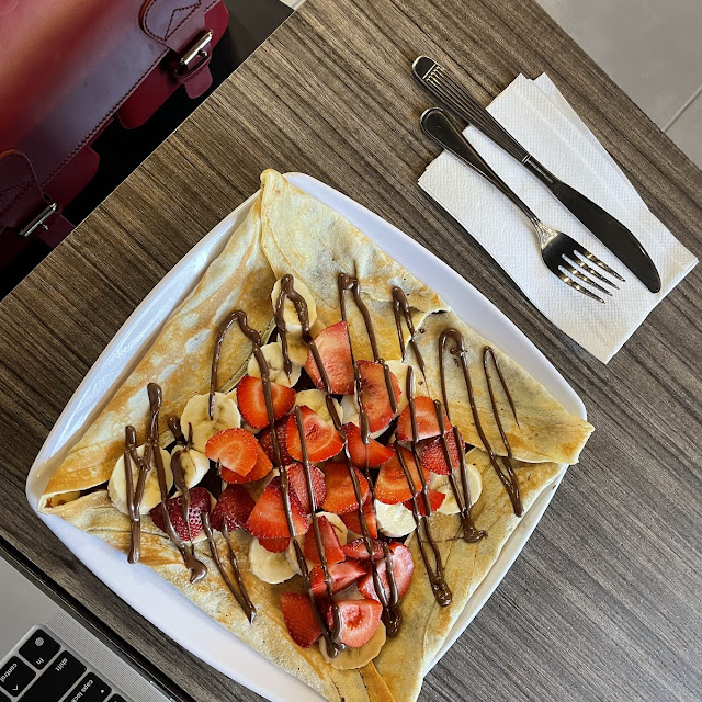 Strawberries Crepes