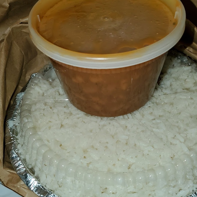 Rice and Bean with Dinner Salad