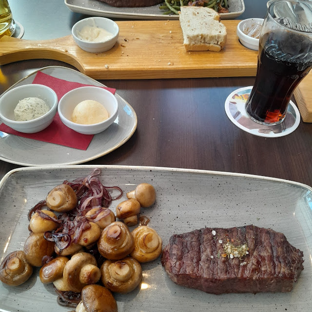 Rumpsteak Mit Champignons