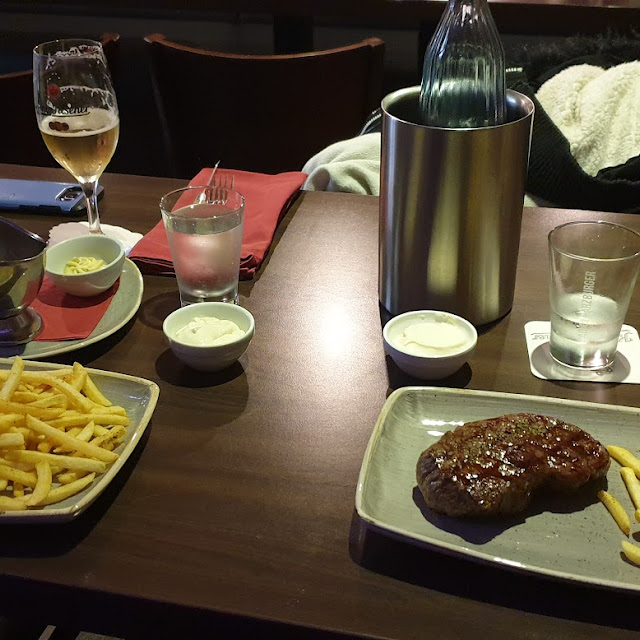 450g Ribeye Steak Mit Pommes Frites