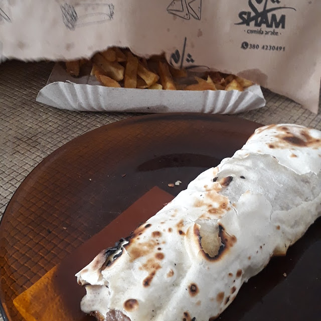Shawarma Con Papas Fritas