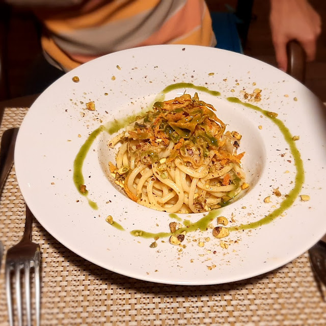 Pici Vongole E Verdure Croccanti