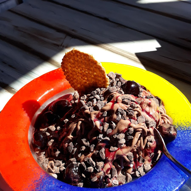 Spaghetti Eis Amarena