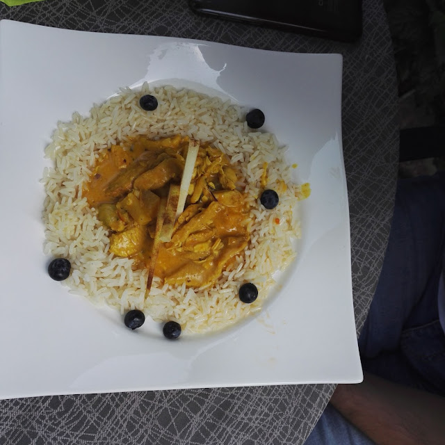 Tageskarte Chicken Curry M Reis