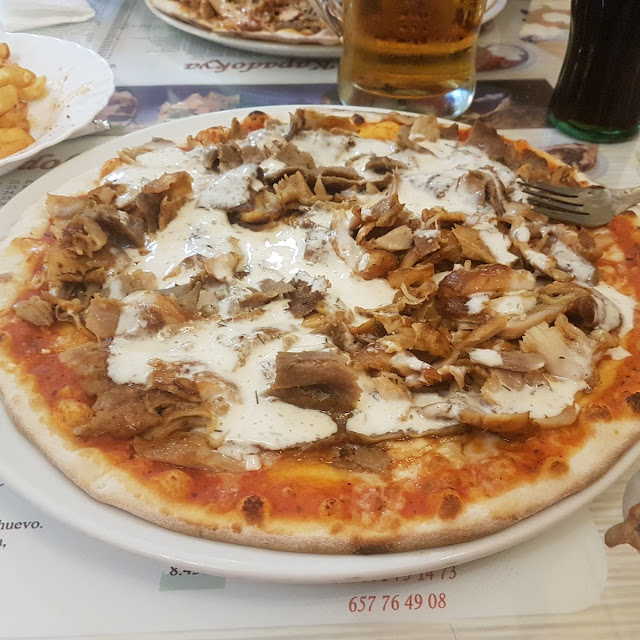 Pizza Kebab Mixto Con Queso