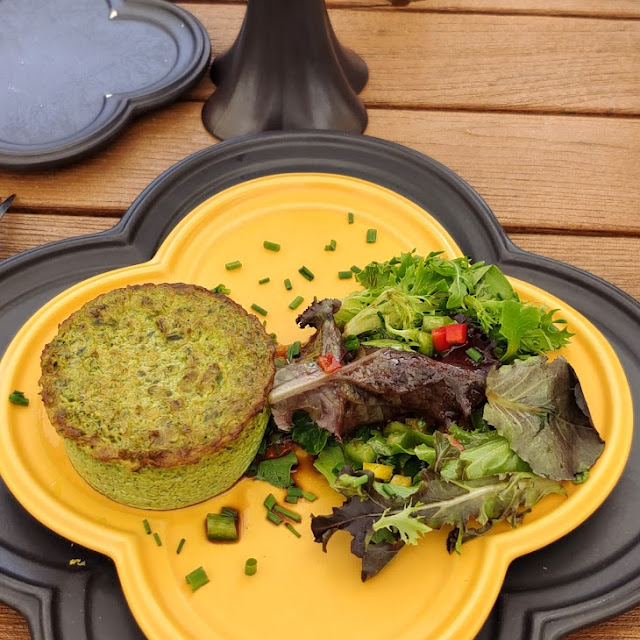 Flan Vert Aux Herbes Du Courtil En Reverdie