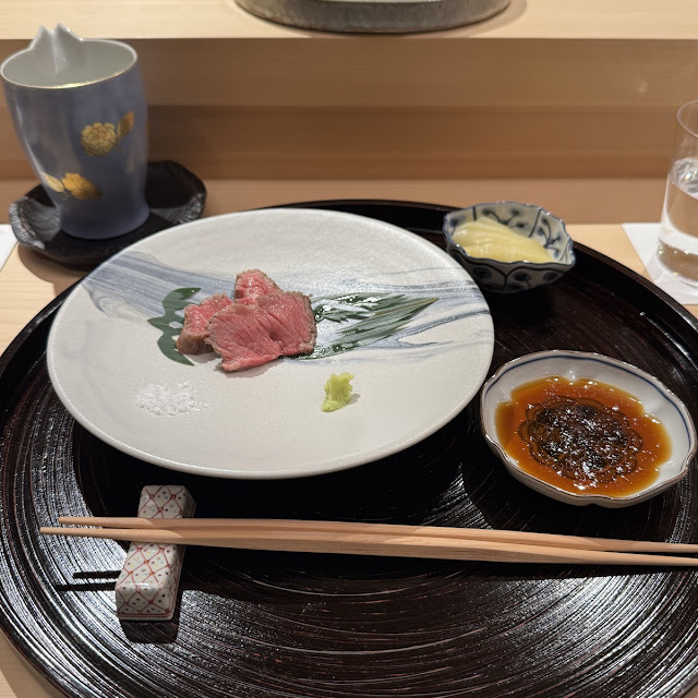 Binchotan Grilled Kobe Beef with Wasabi and Shio