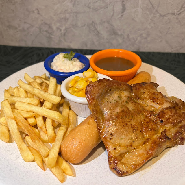 Chicken Chop with Sausage