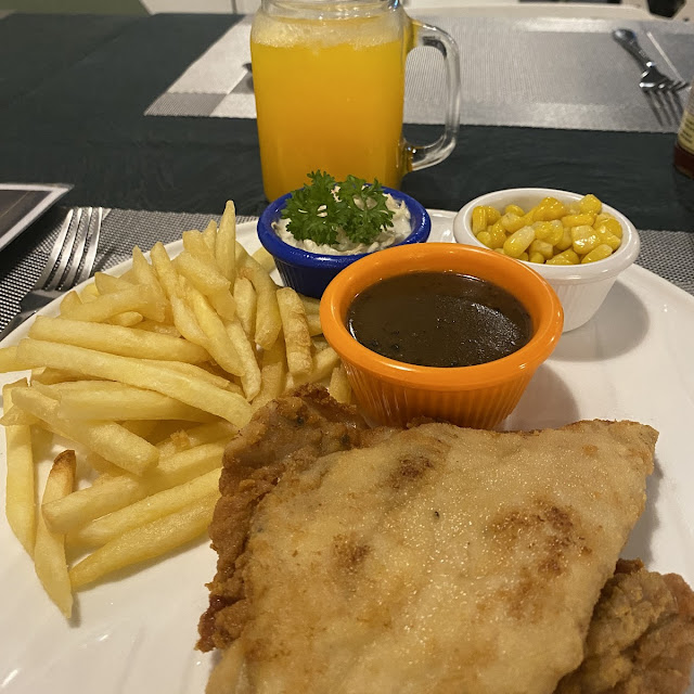 Chicken Chop Fish and Chips