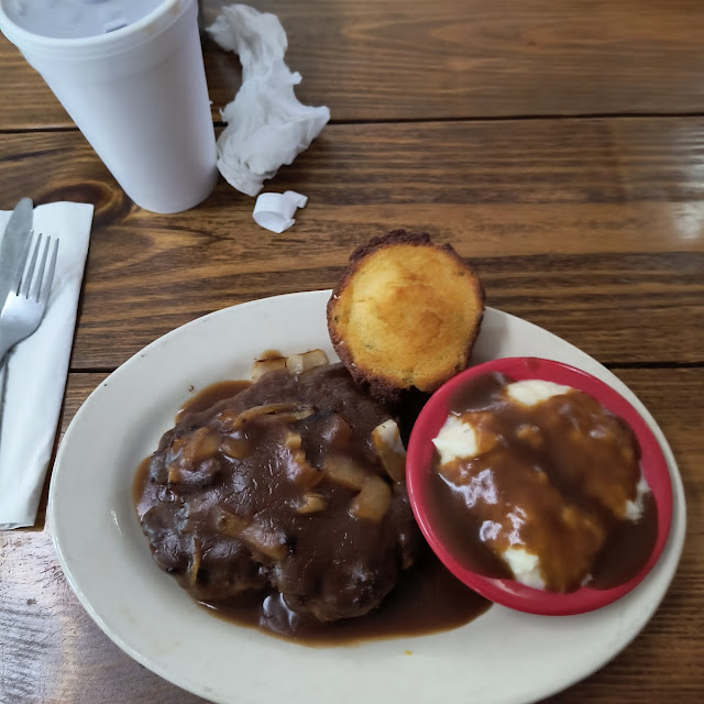 Hamburger Steak and Mashed Potatoes