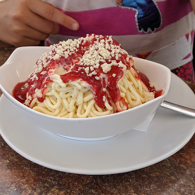 Kleines Spagetti Eis