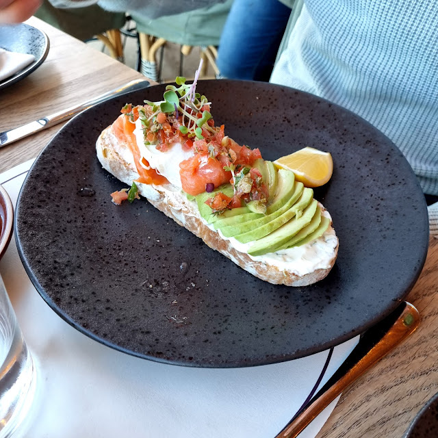 Salmon & Cream Cheese Bruschetta
