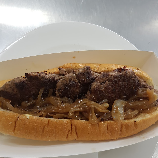 Rissole and Onion Gravy Roll
