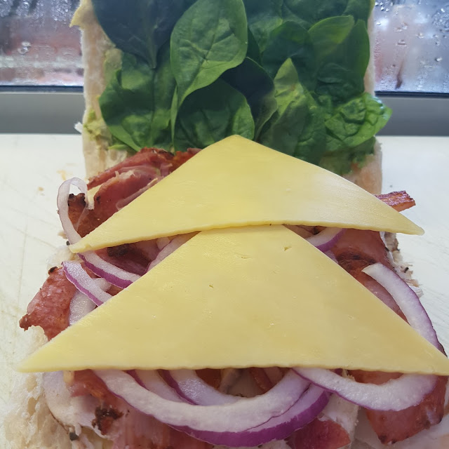 Chicken Bacon Avo Foccacia