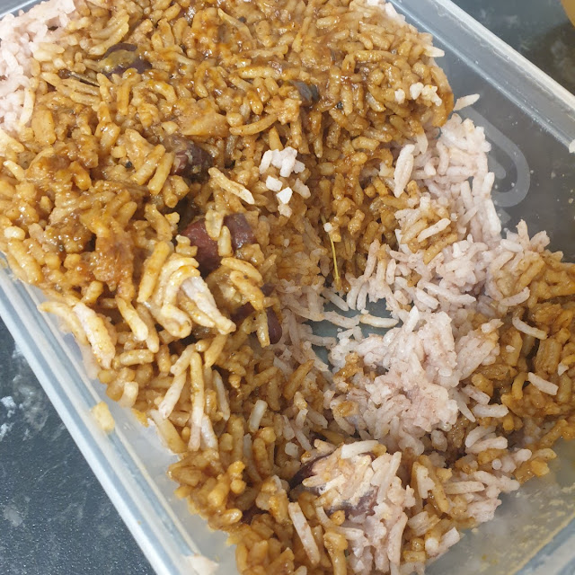 Rice & Peas Was not Freshly Cooked I Was Unable to Eat It