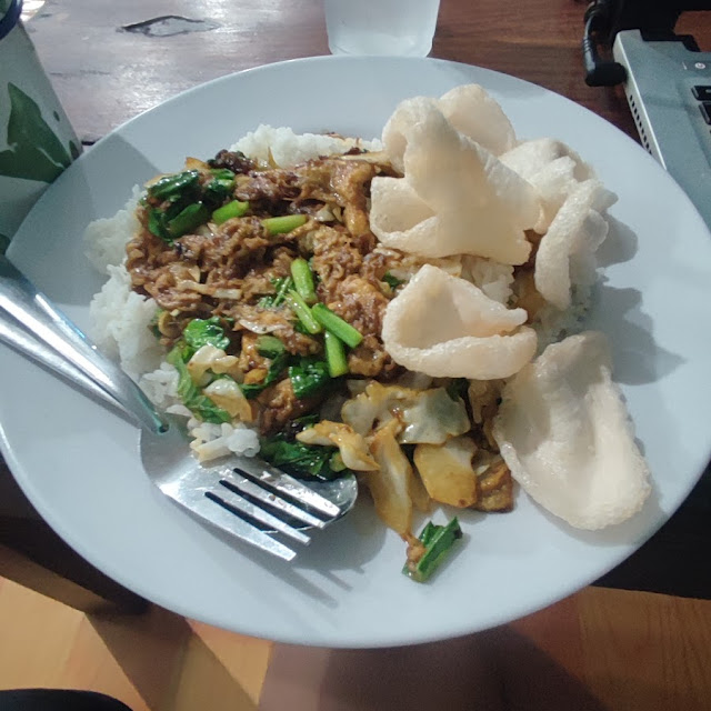 Nasi Telor Orak Arik