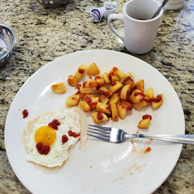 Home Fries and Sunny Side Up Egg