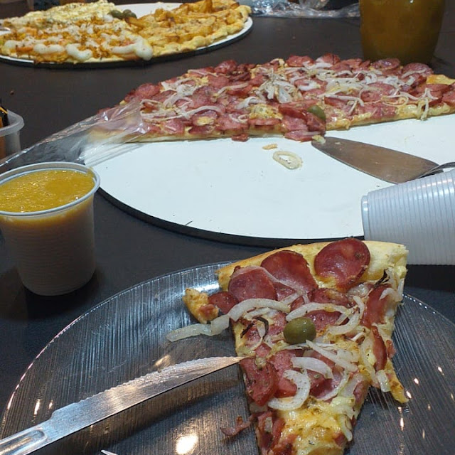 Pizza de Calabresa Acebolada A Melhor