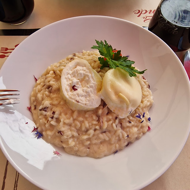 Risotto Con Burrata Affumicata